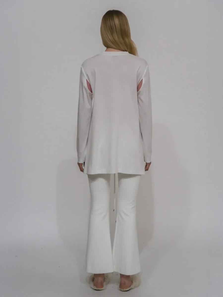APRON CUTOUT T-SHIRT TOP sold by Rosetta Getty product image thumbnail 4