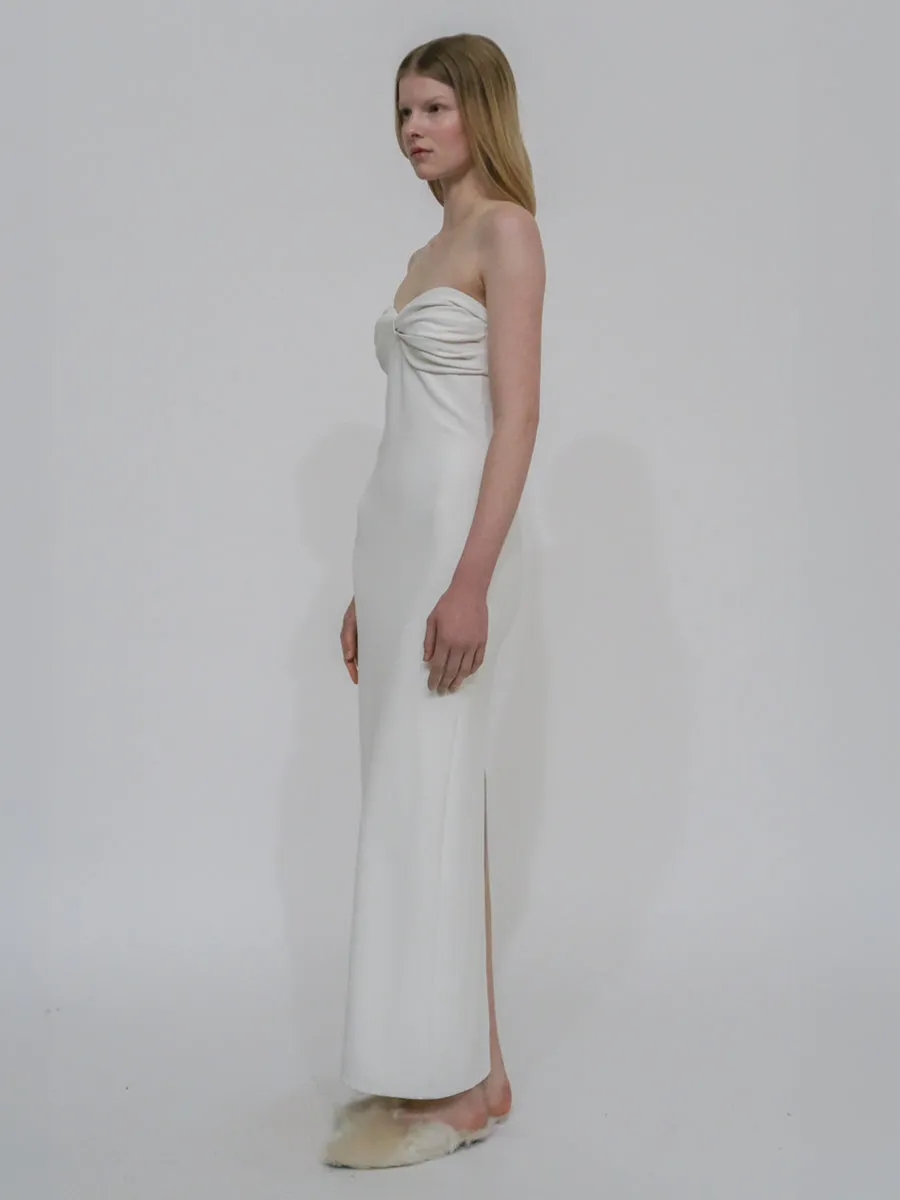 TWIST STRAPLESS DRESS sold by Rosetta Getty product image thumbnail 3