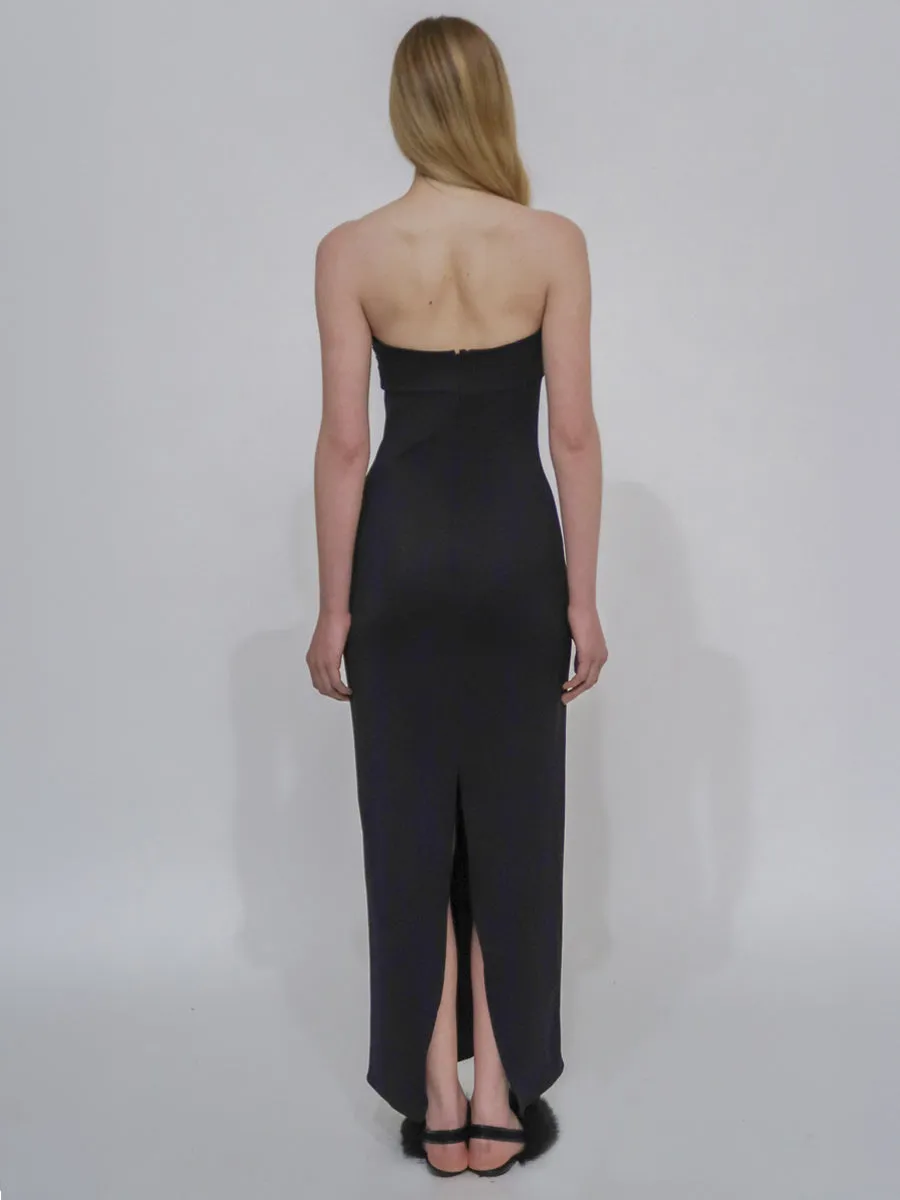 TWIST STRAPLESS DRESS sold by Rosetta Getty product image thumbnail 4