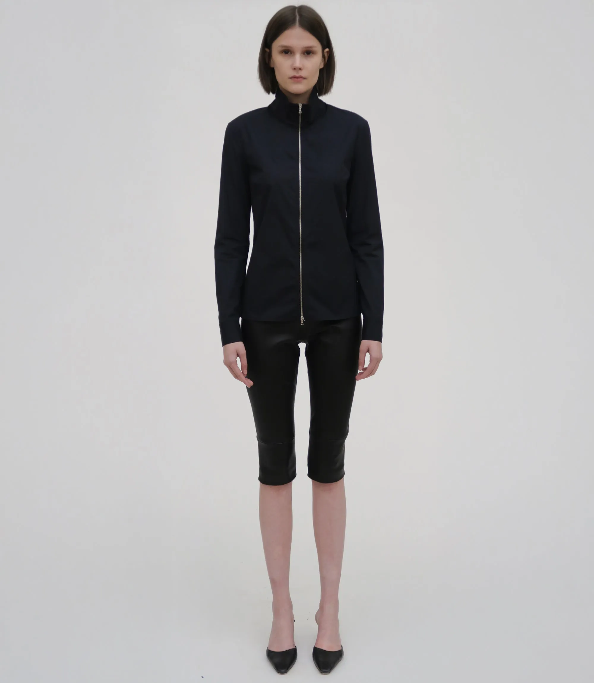 SLIM ZIP-UP SHIRT sold by Rosetta Getty product image thumbnail 2