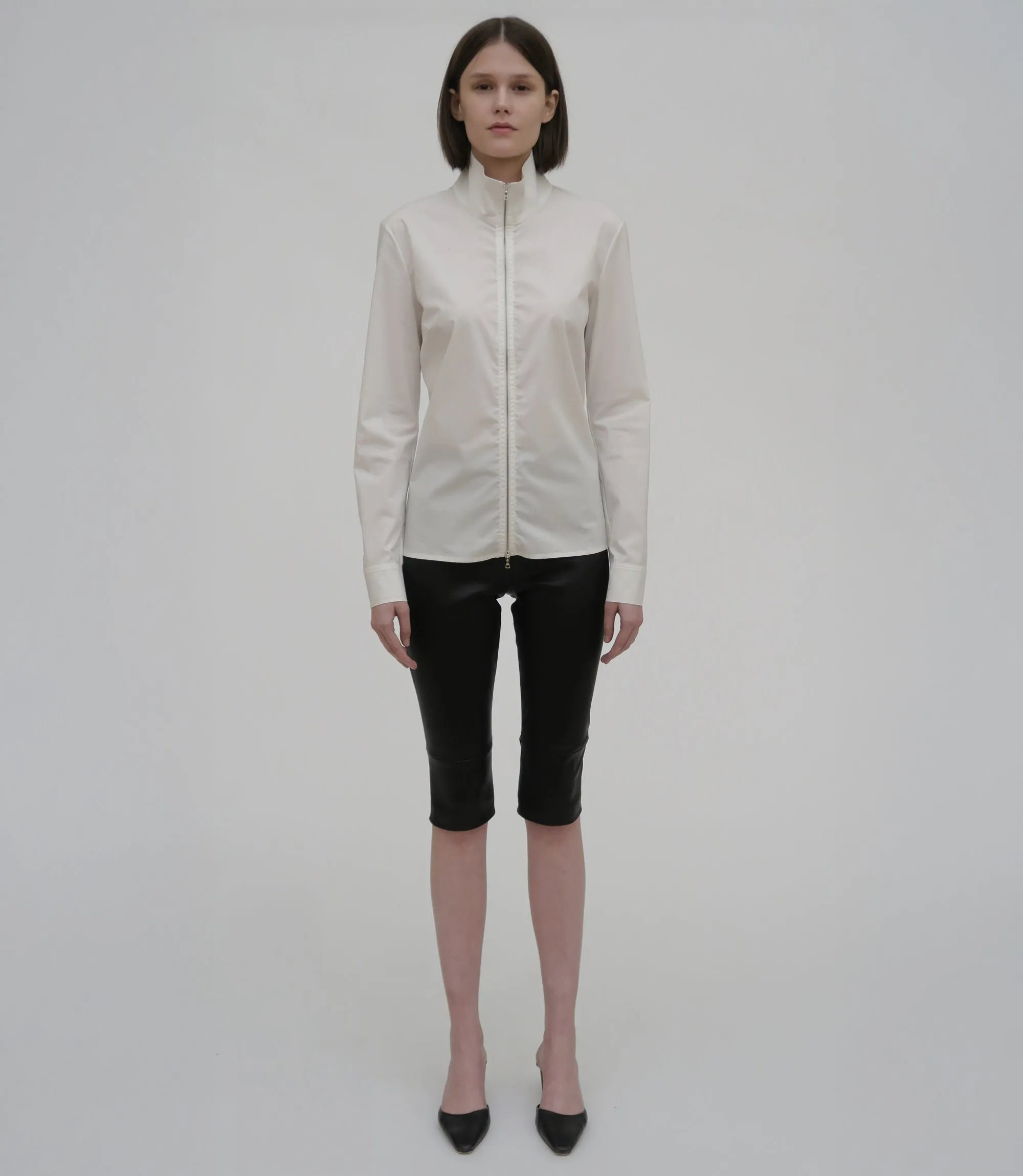 SLIM ZIP-UP SHIRT sold by Rosetta Getty product image thumbnail 2