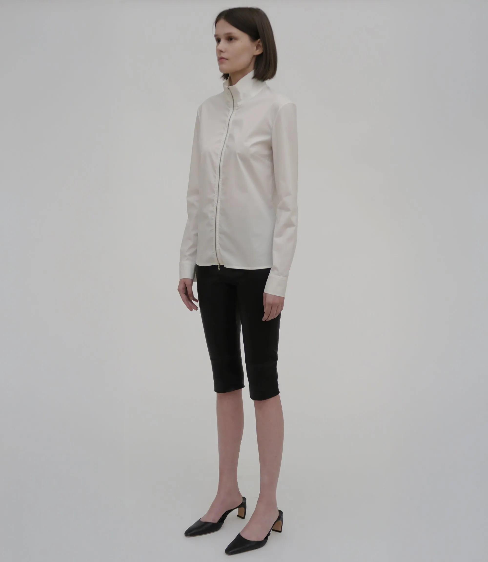 SLIM ZIP-UP SHIRT sold by Rosetta Getty product image thumbnail 3