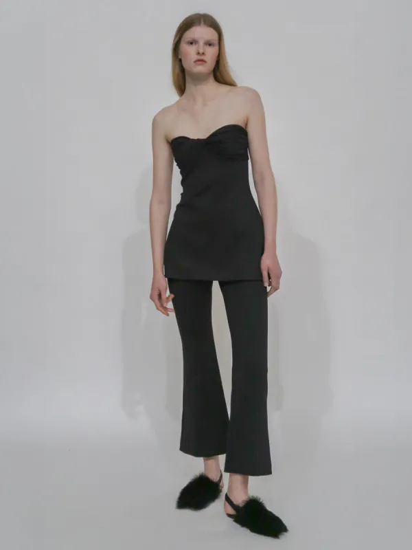 CROPPED FLARE PULL-ON PANT - SCUBA sold by Rosetta Getty