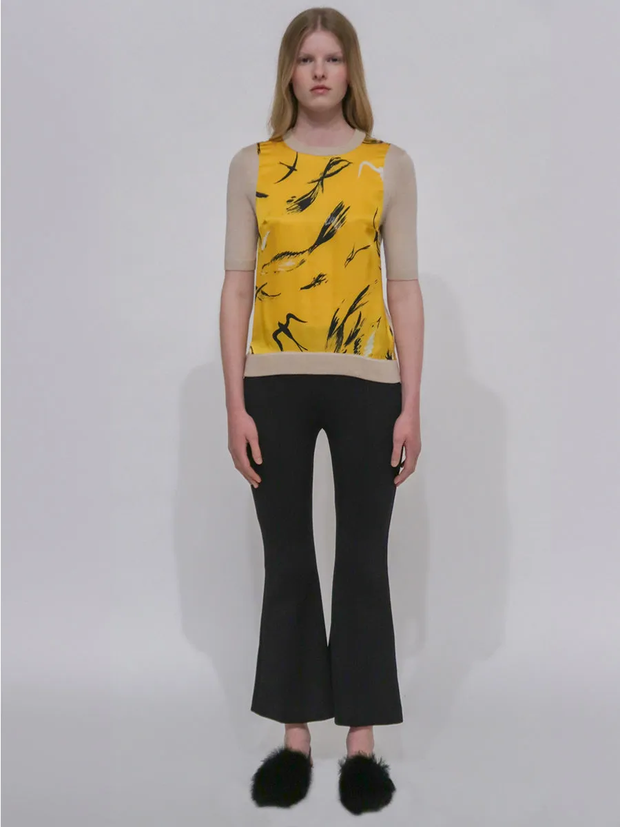 SILK INSET T-SHIRT sold by Rosetta Getty product image thumbnail 2