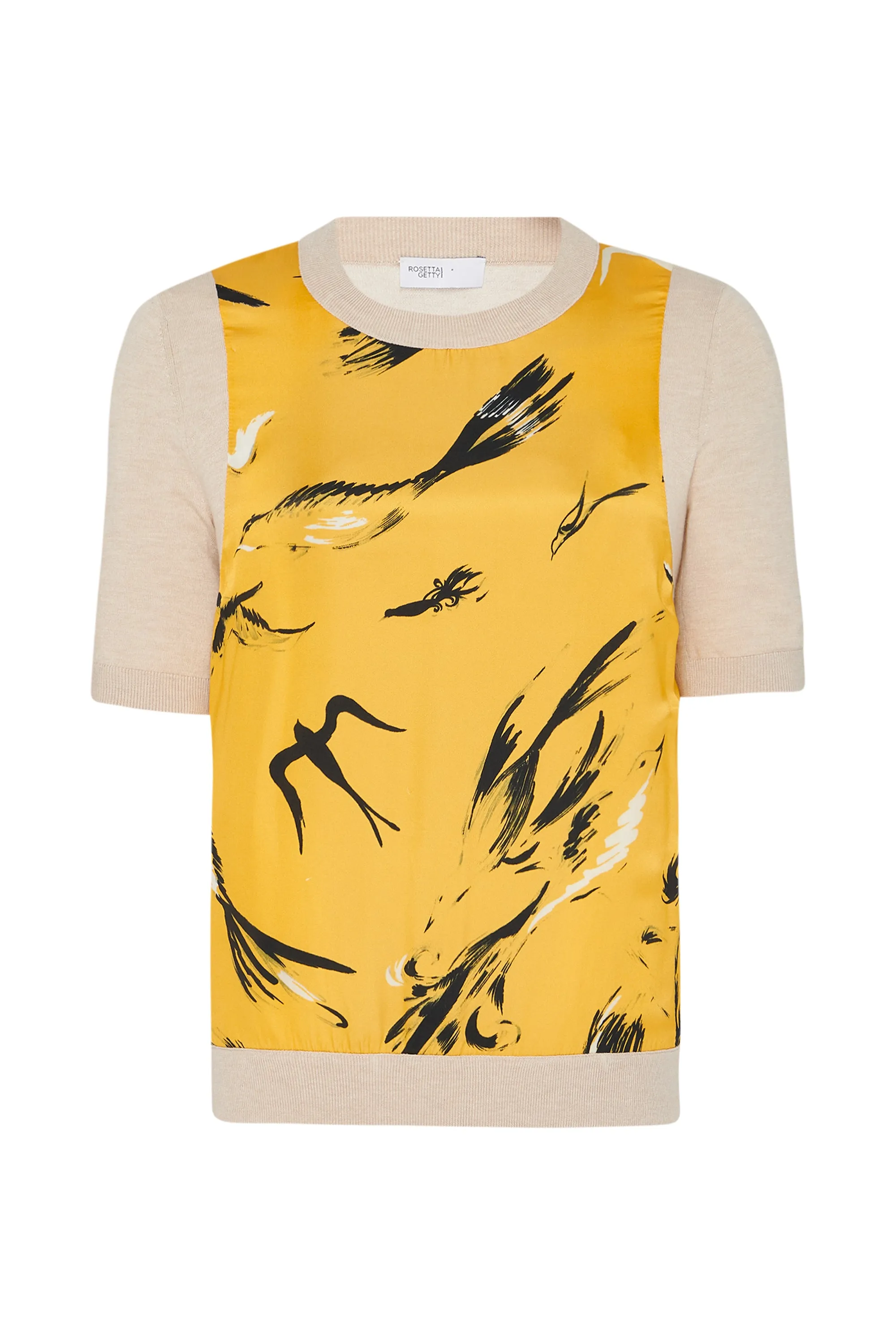 SILK INSET T-SHIRT sold by Rosetta Getty product image thumbnail 5