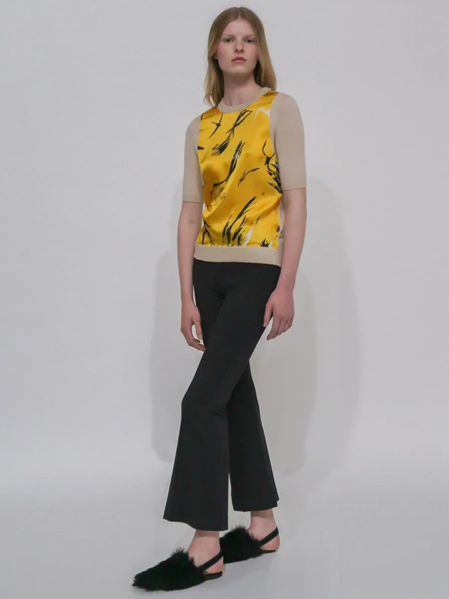 SILK INSET T-SHIRT sold by Rosetta Getty