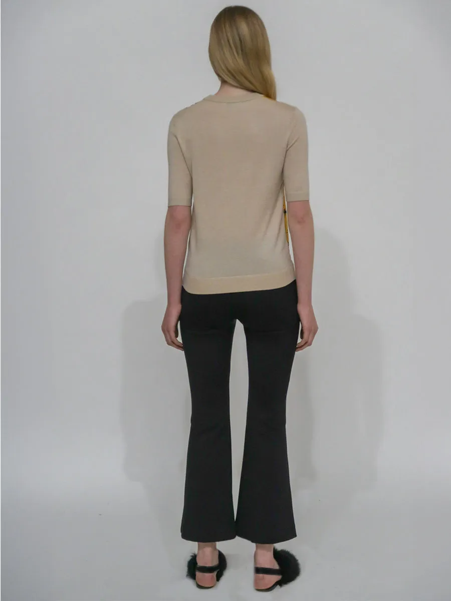 SILK INSET T-SHIRT sold by Rosetta Getty product image thumbnail 4