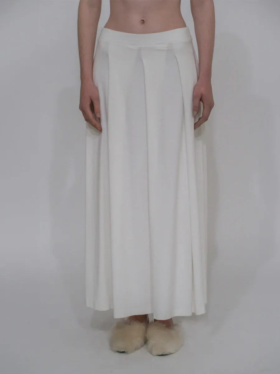 PULL-ON PLEATED MAXI SKIRT - SOLID INTERLOCK sold by Rosetta Getty product image thumbnail 5