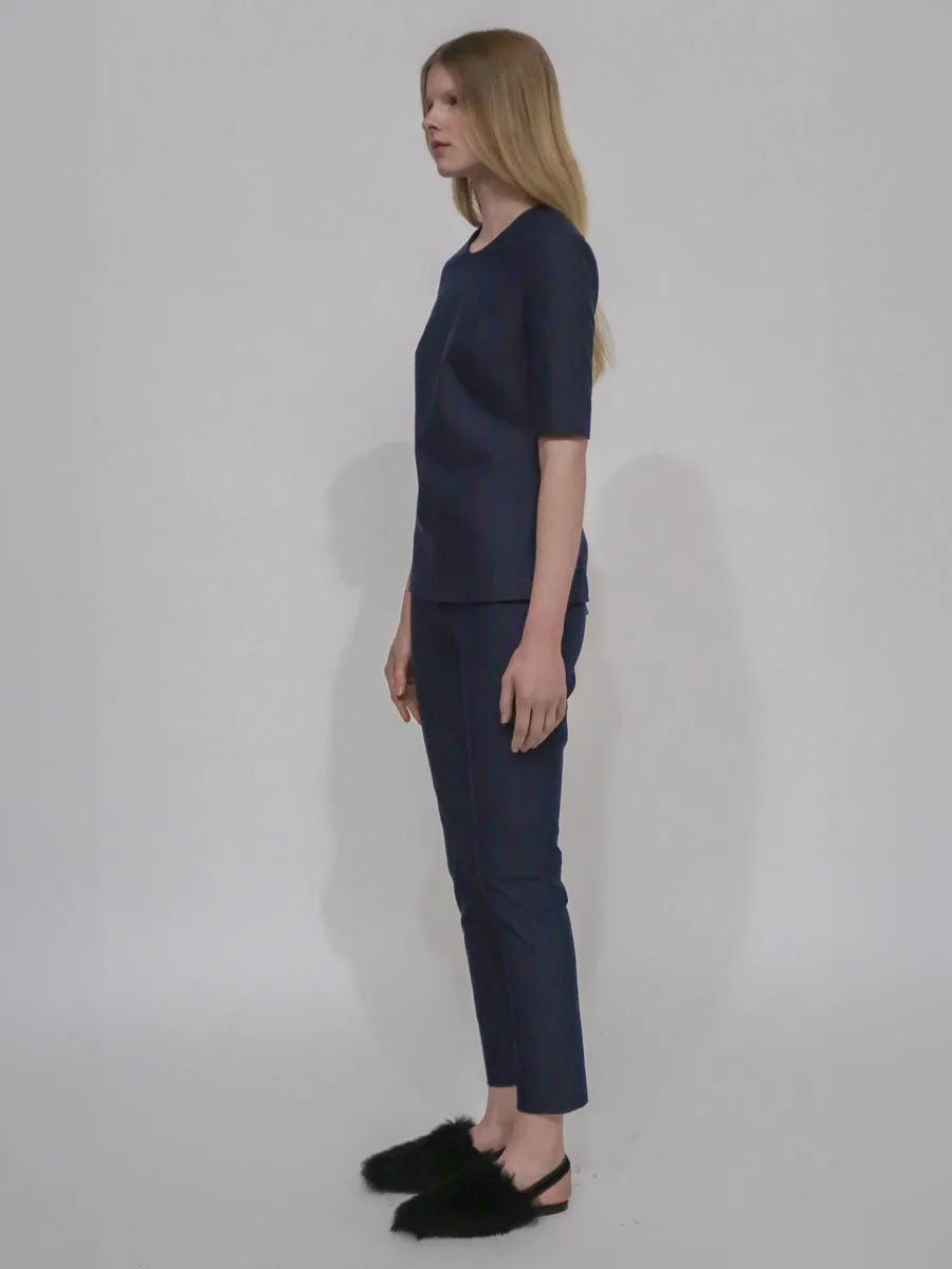 FITTED T-SHIRT TOP - STRETCH TWILL sold by Rosetta Getty product image thumbnail 3