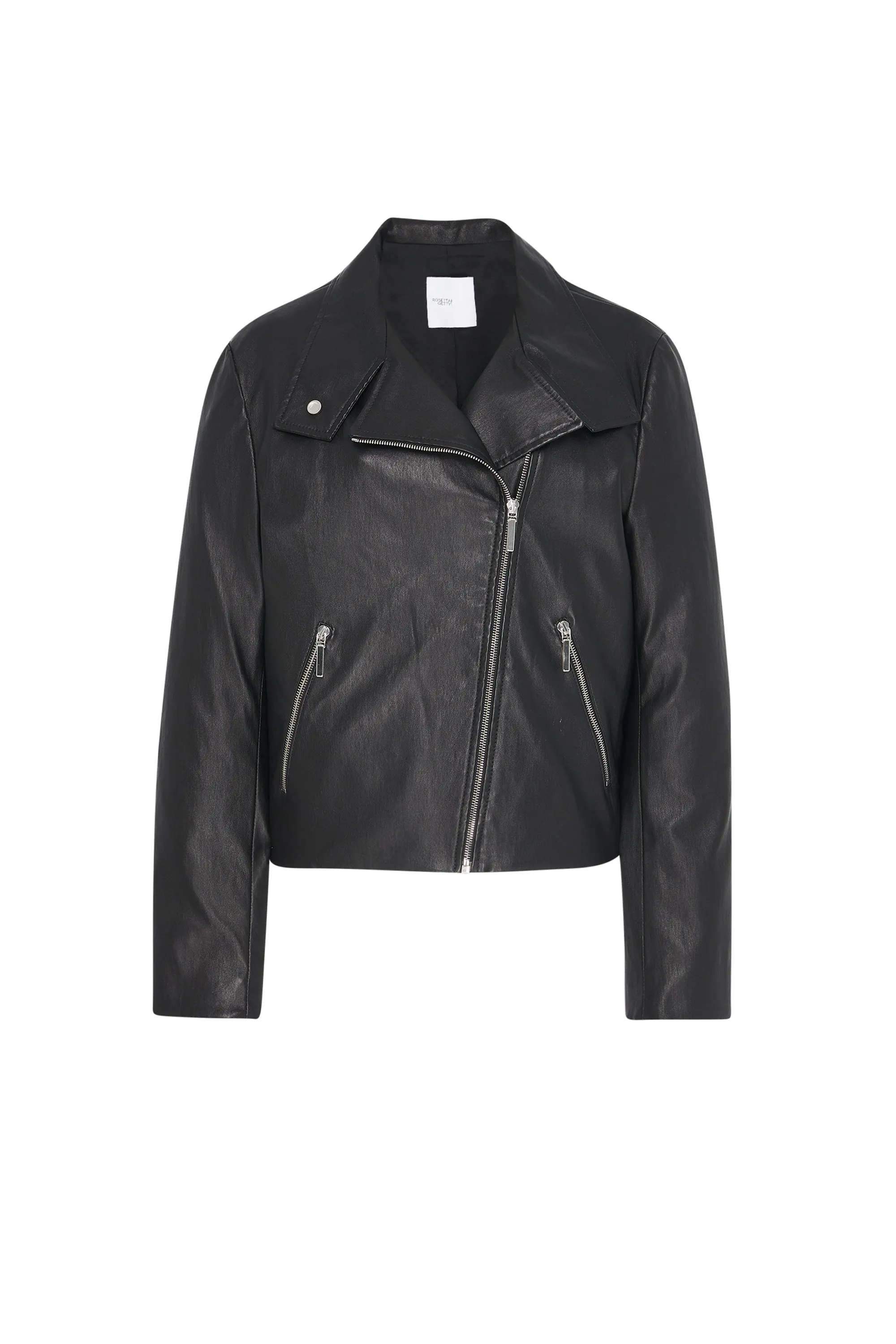 FUNNEL NECK MOTO JACKET - PLONGE sold by Rosetta Getty product image thumbnail 4