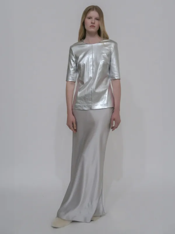 FITTED T-SHIRT TOP - PLONGE made by Rosetta Getty