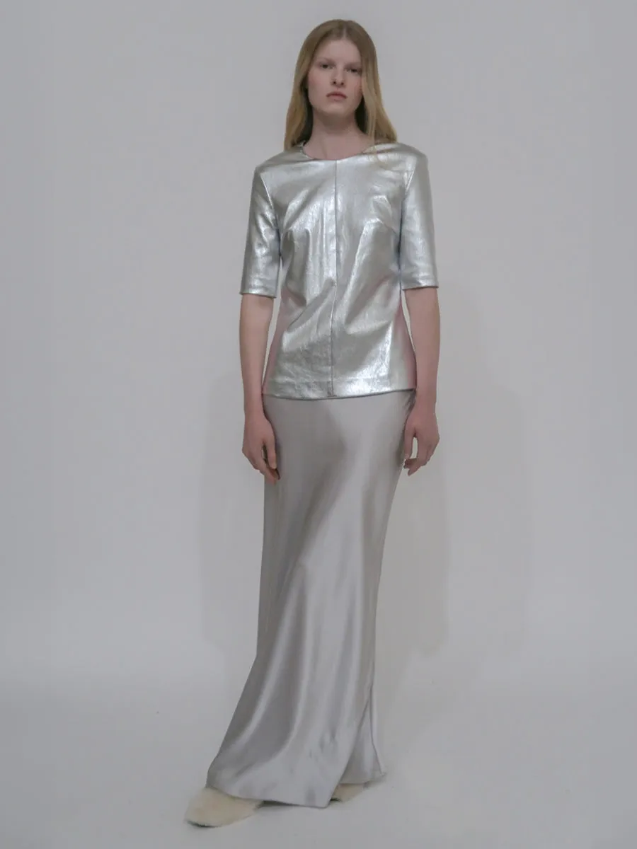 FITTED T-SHIRT TOP - PLONGE sold by Rosetta Getty