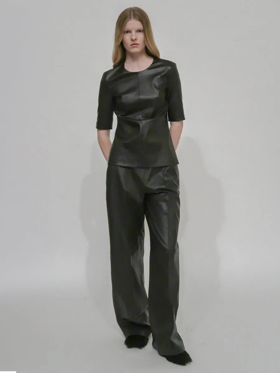 FITTED T-SHIRT TOP - PLONGE sold by Rosetta Getty