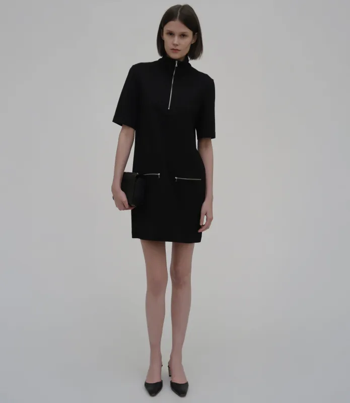ZIP-UP SHIFT DRESS made by Rosetta Getty