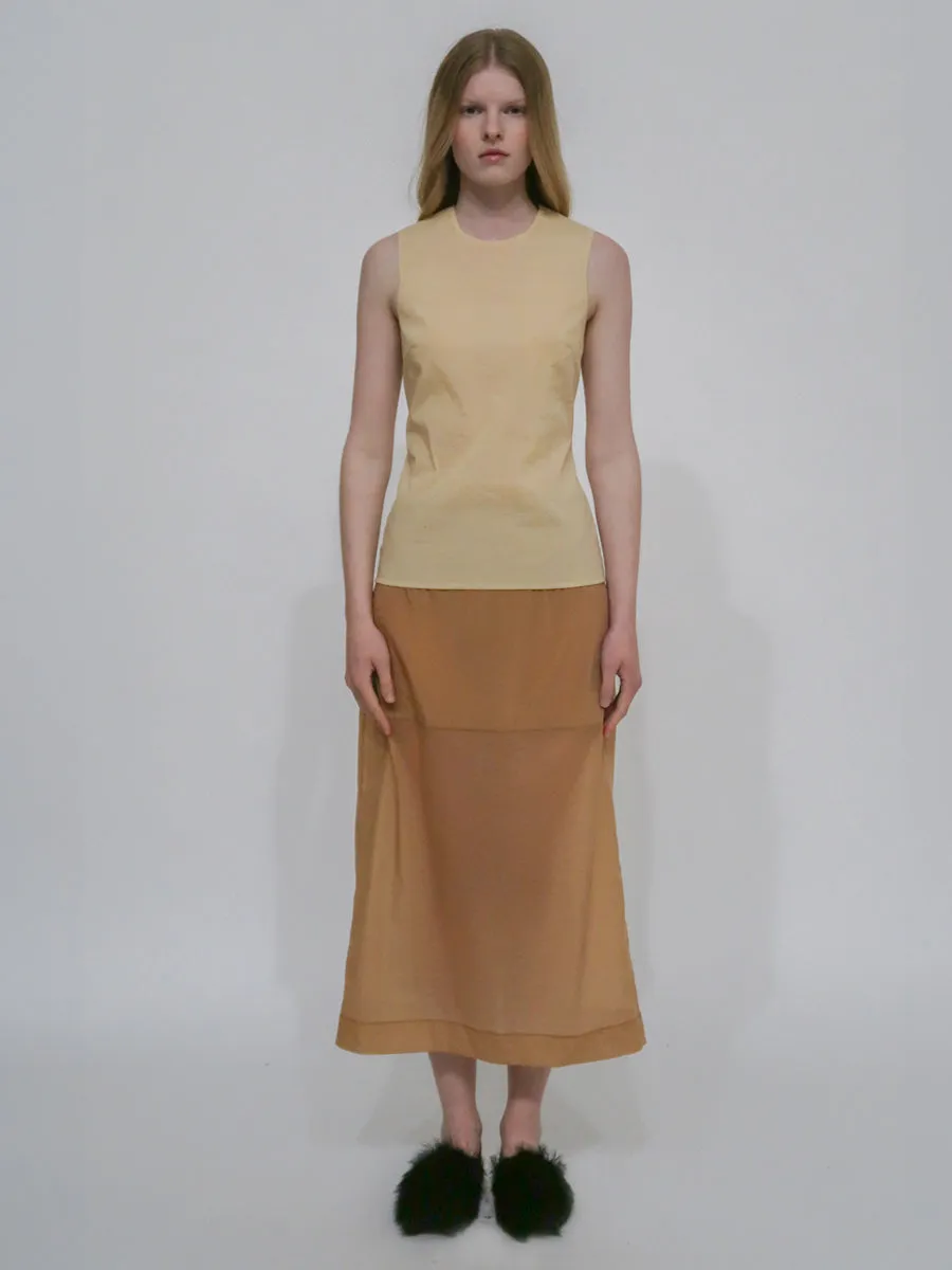 FITTED CREWNECK TANK TOP sold by Rosetta Getty product image thumbnail 2