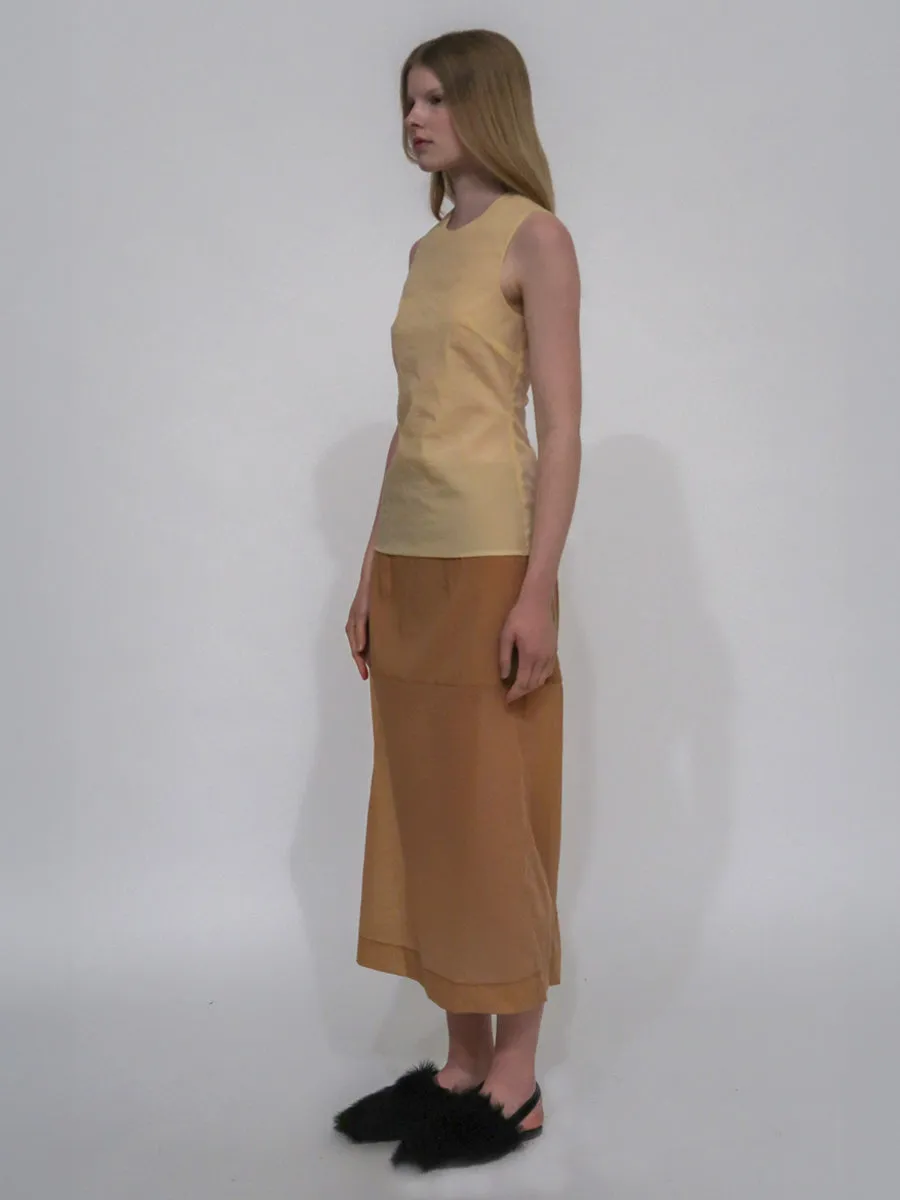 FITTED CREWNECK TANK TOP sold by Rosetta Getty product image thumbnail 3