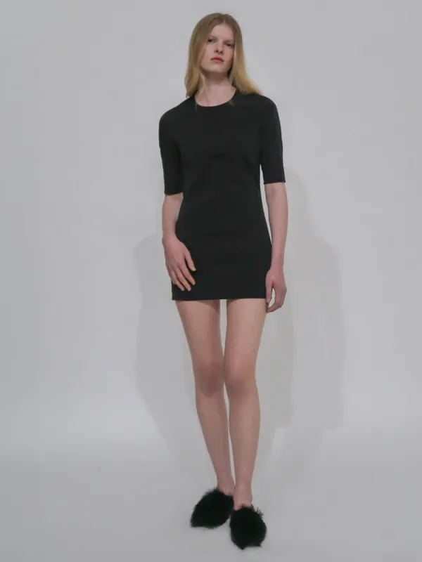 FITTED T-SHIRT MINIDRESS sold by Rosetta Getty