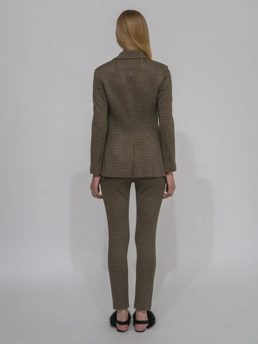 PEAK LAPEL JACKET - HOUNDSTOOTH sold by Rosetta Getty product image thumbnail 4