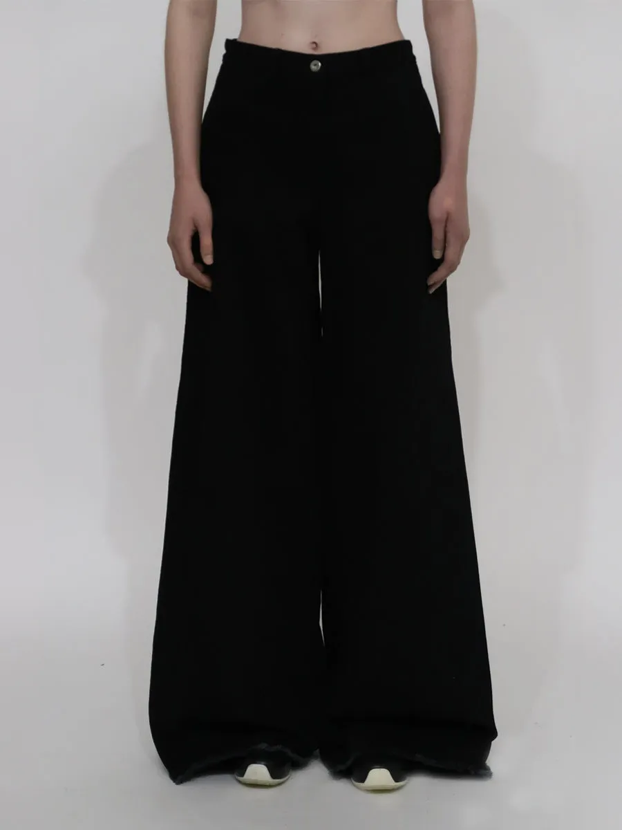 WIDE FLARE PANT - BLACK DENIM sold by Rosetta Getty product image thumbnail 5