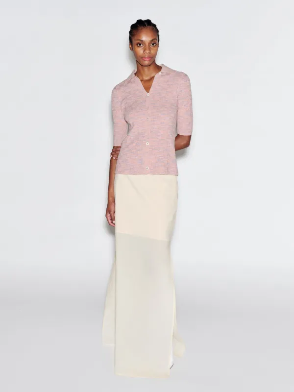 SHORT SLEEVE SWEATER SHIRT made by Rosetta Getty