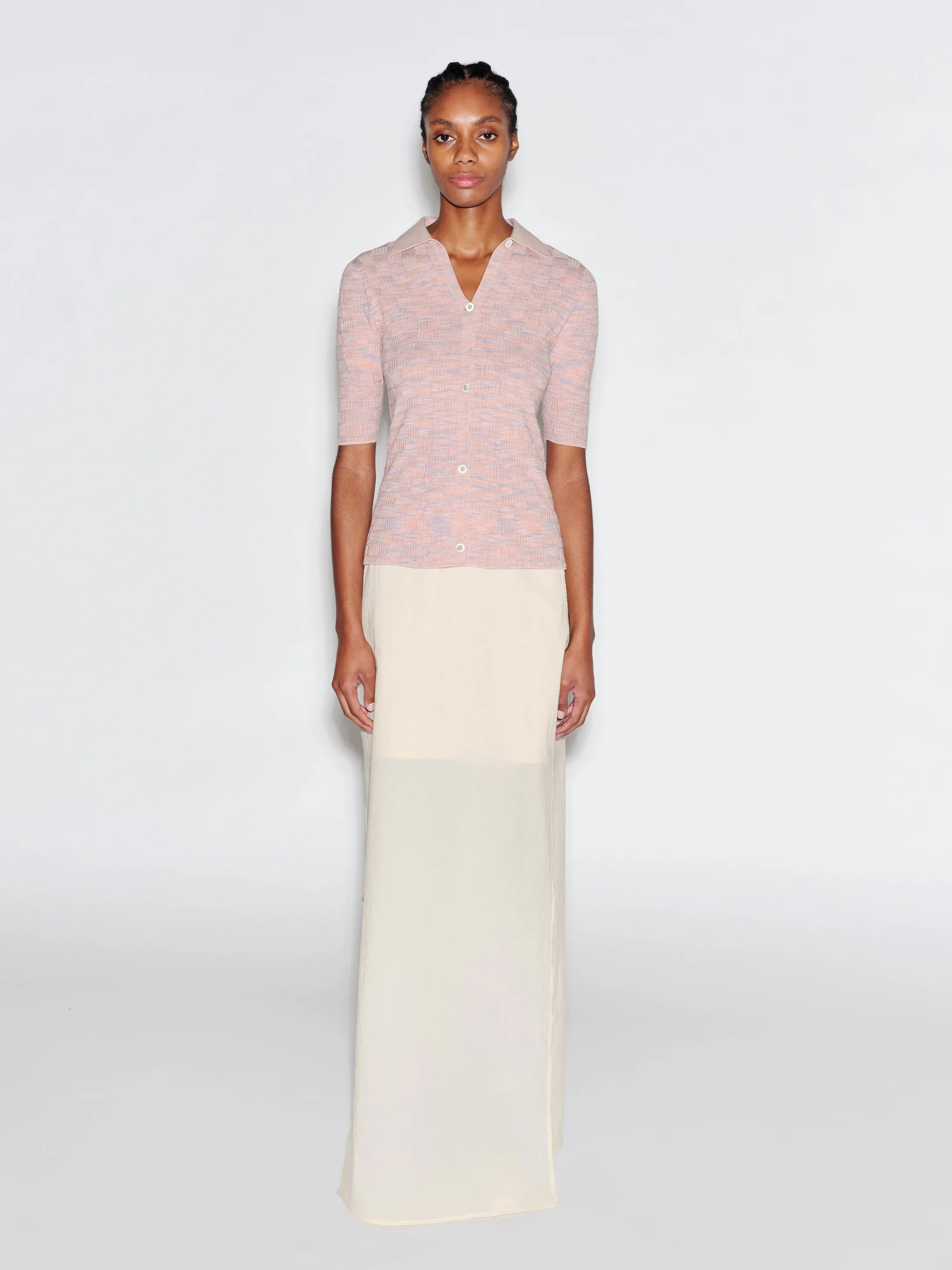 SHORT SLEEVE SWEATER SHIRT sold by Rosetta Getty product image thumbnail 3