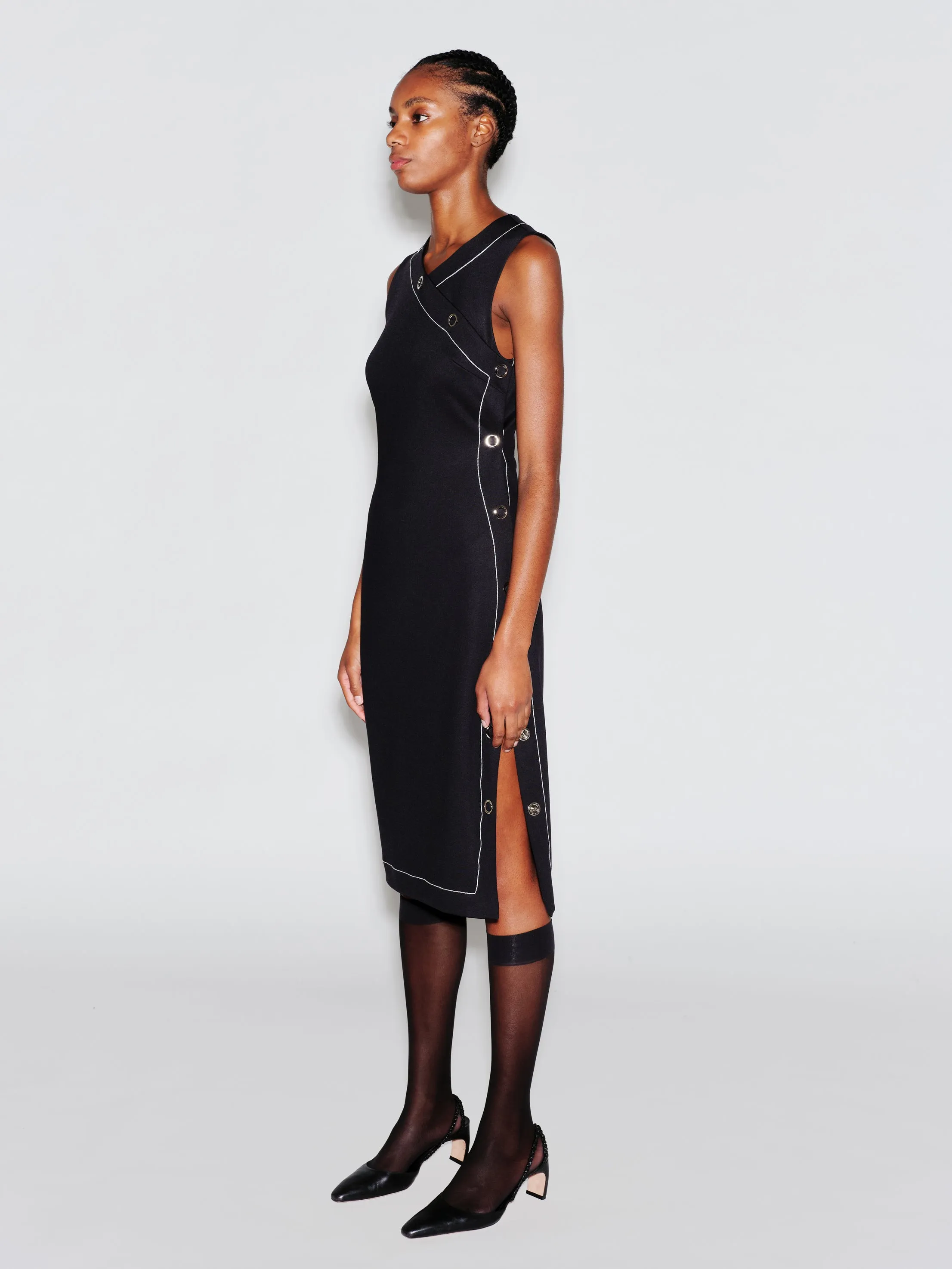 ASYMMETRIC SNAP DRESS sold by Rosetta Getty product image thumbnail 4
