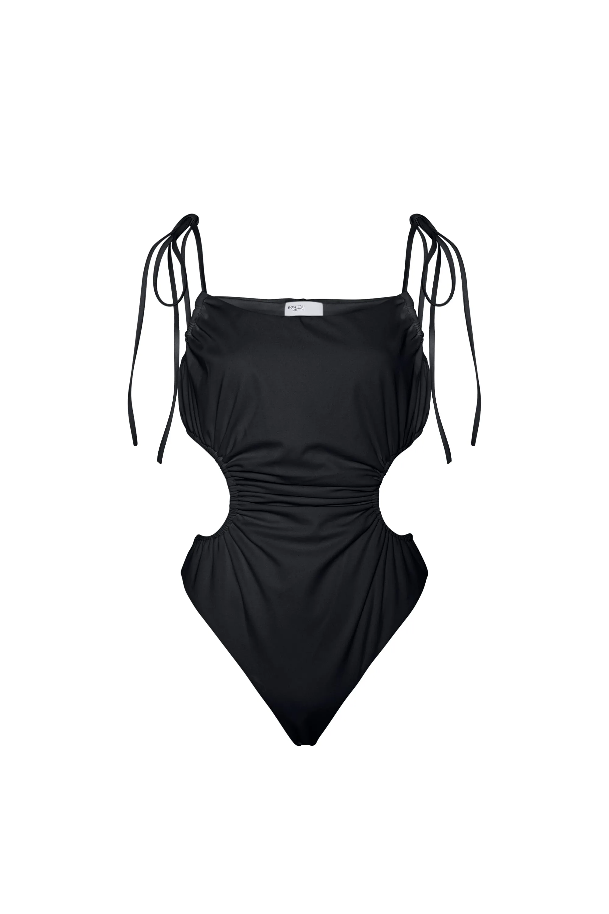 RUCHED CUTOUT TIE SWIMSUIT sold by Rosetta Getty product image thumbnail 5