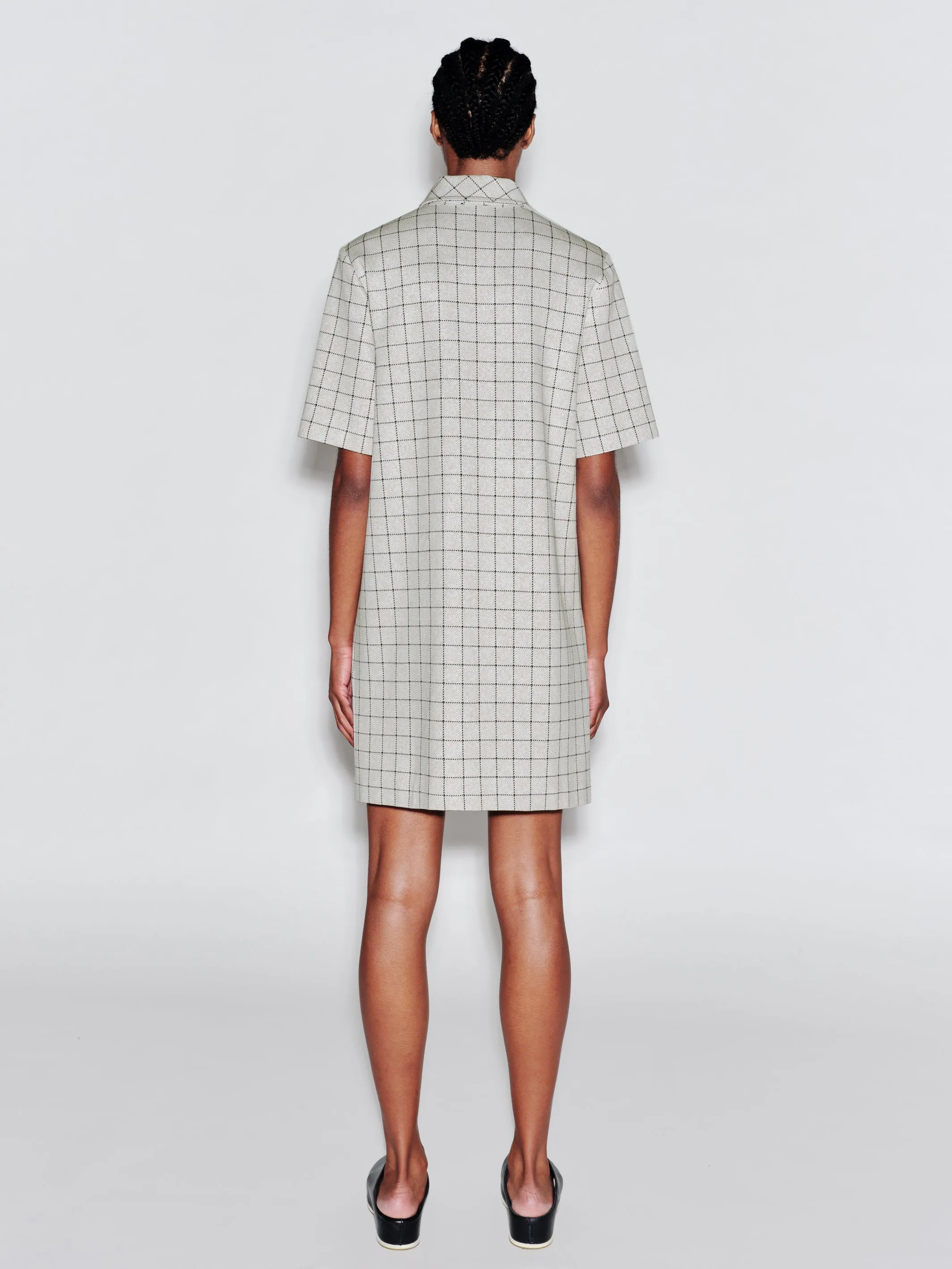 POLO DRESS - WINDOWPANE sold by Rosetta Getty product image thumbnail 4