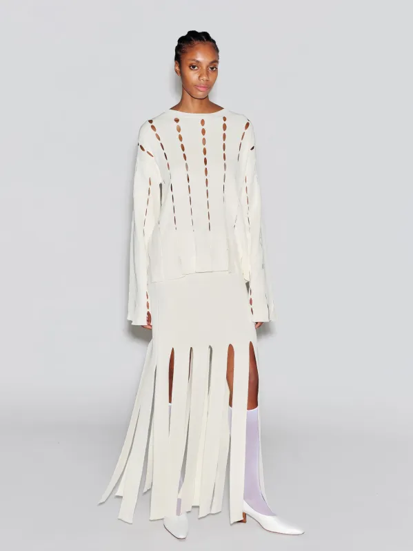 SLASH PANEL SKIRT made by Rosetta Getty