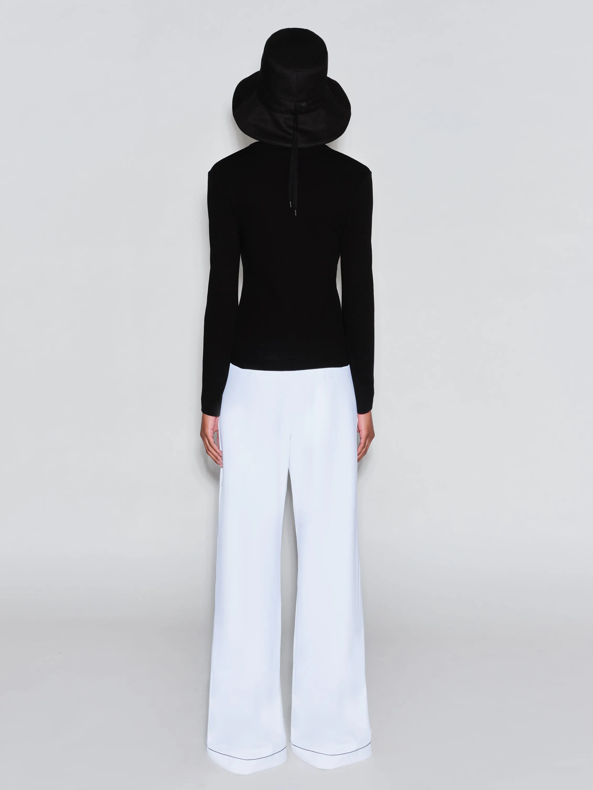 SCOOP NECK HENLEY TOP sold by Rosetta Getty product image thumbnail 5