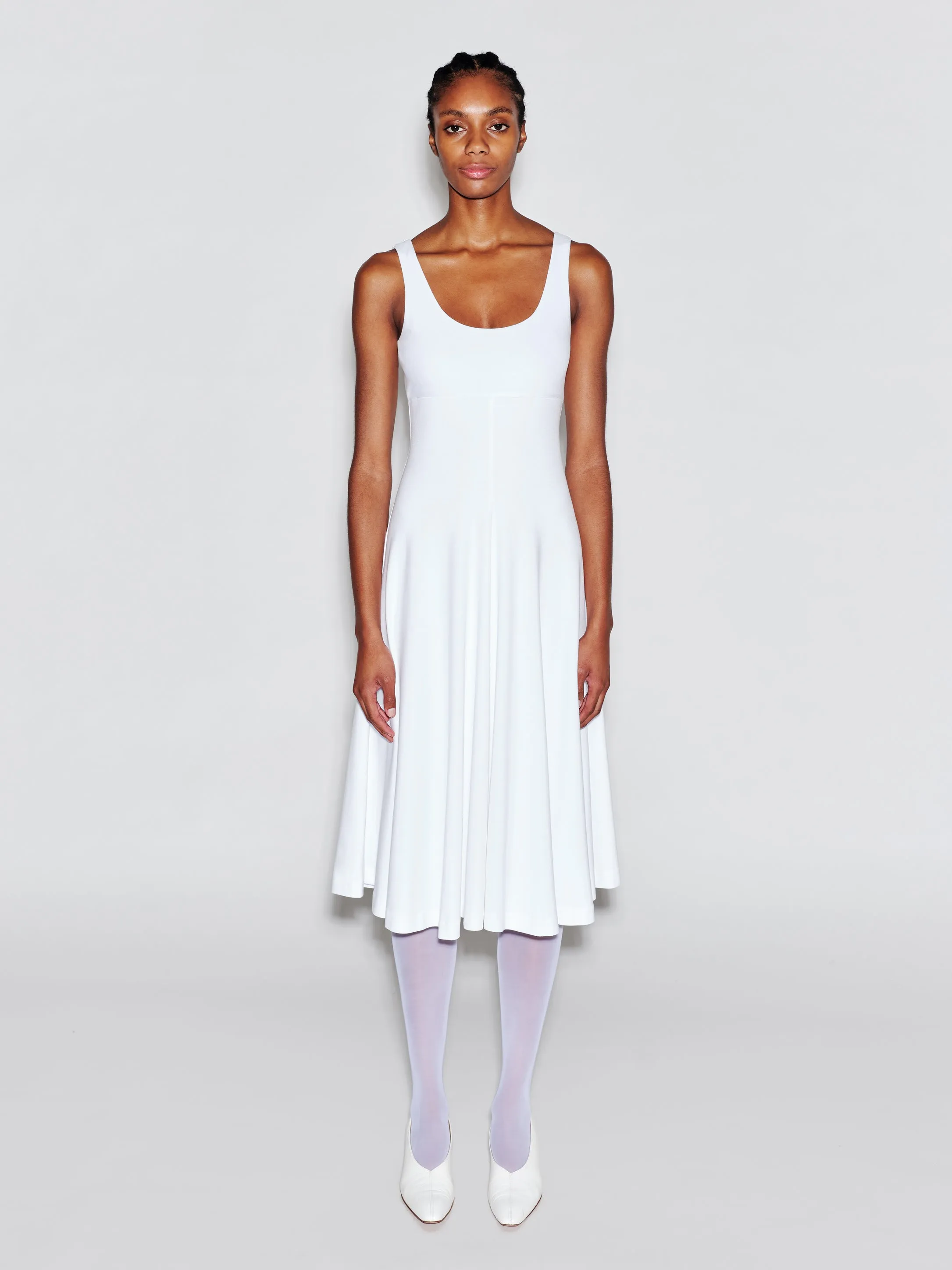 SCOOP NECK FLARED DRESS sold by Rosetta Getty product image thumbnail 2