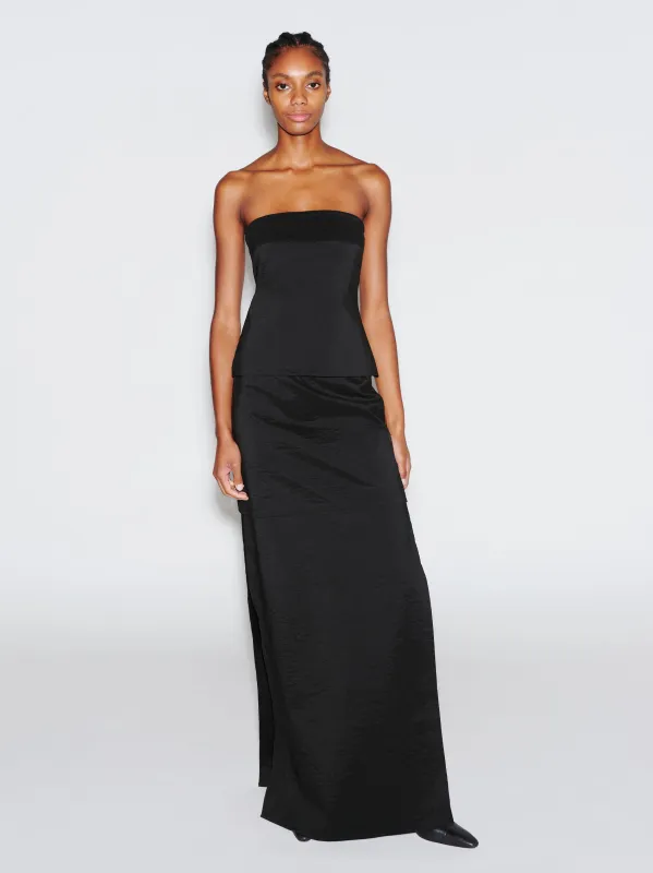 DOUBLE LAYER SPLIT SKIRT made by Rosetta Getty