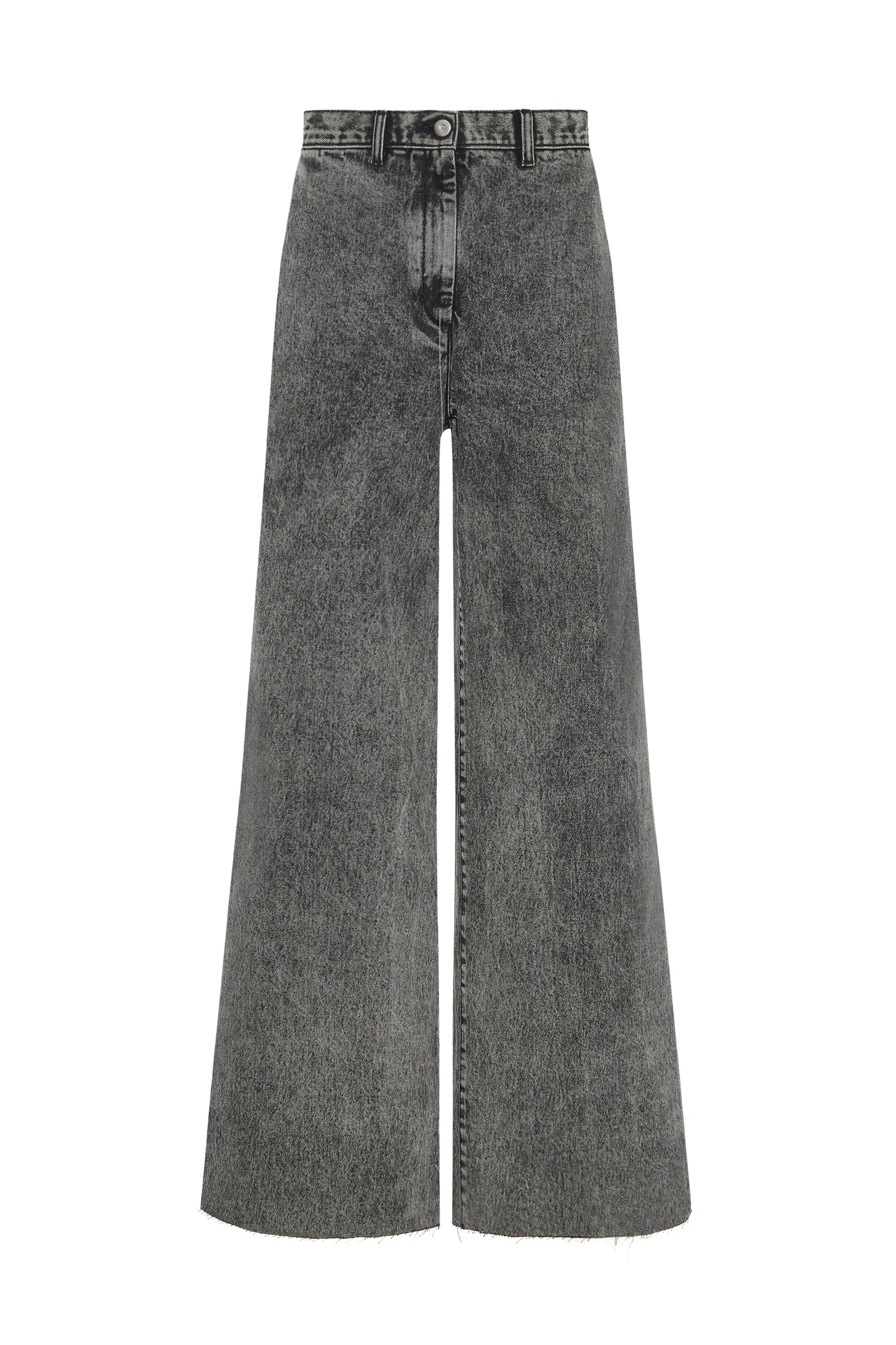 WIDE FLARE PANT - BLACK DENIM sold by Rosetta Getty product image thumbnail 5