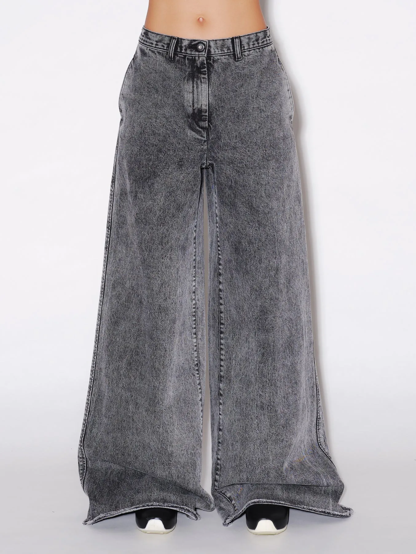 WIDE FLARE PANT - BLACK DENIM sold by Rosetta Getty product image thumbnail 3