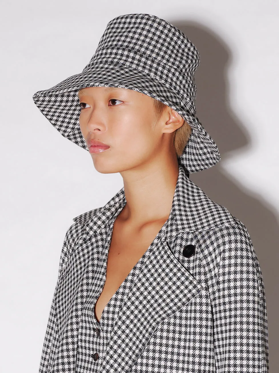 BUCKET HAT - GINGHAM sold by Rosetta Getty product image thumbnail 3