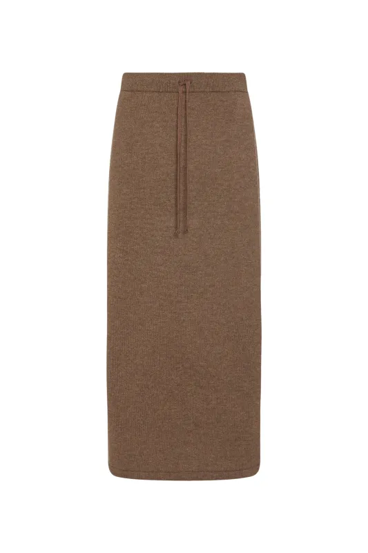 DRAWSTRING MIDI SKIRT sold by Rosetta Getty