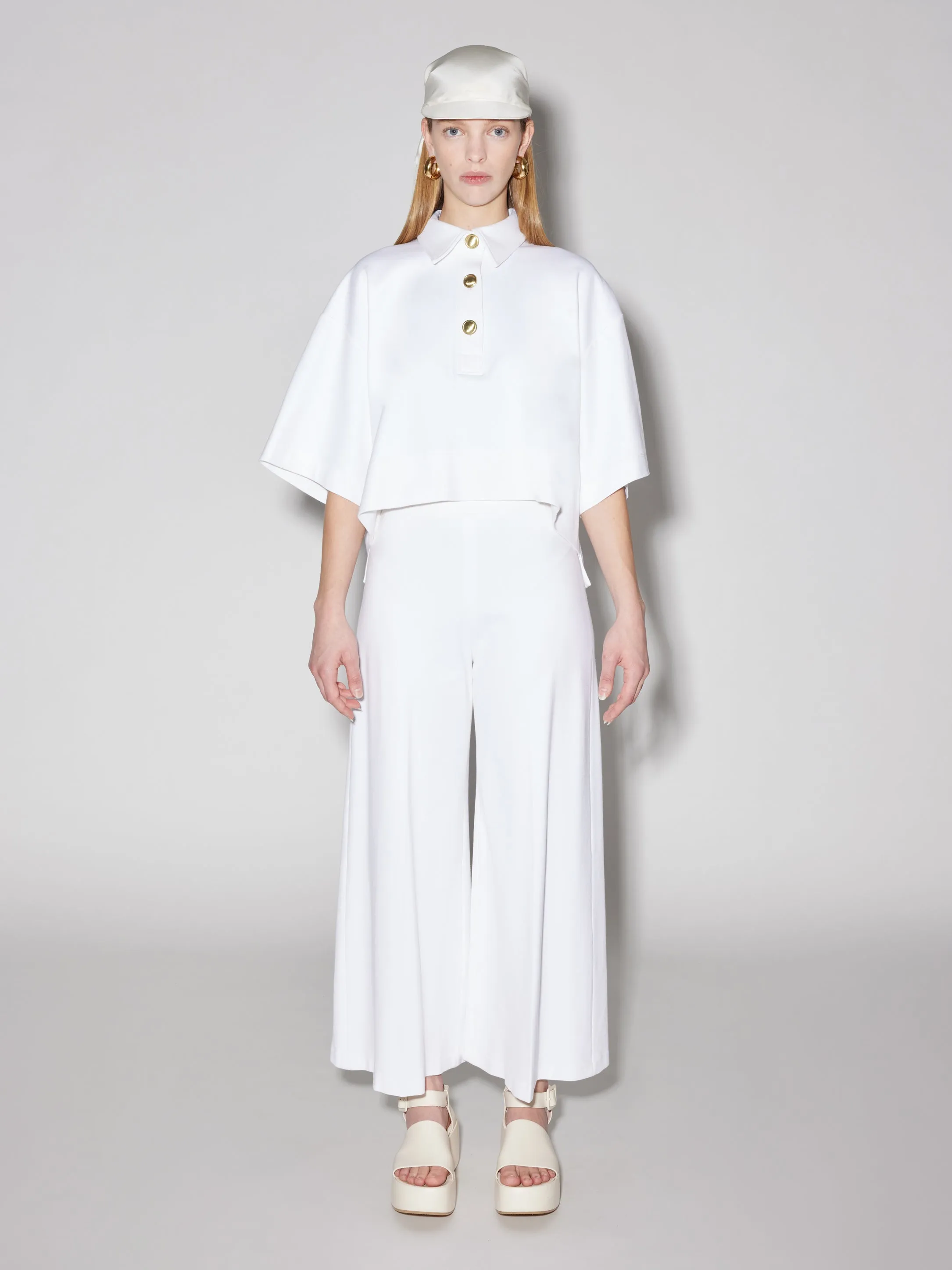 Cropped Oversized Polo sold by Rosetta Getty product image thumbnail 3