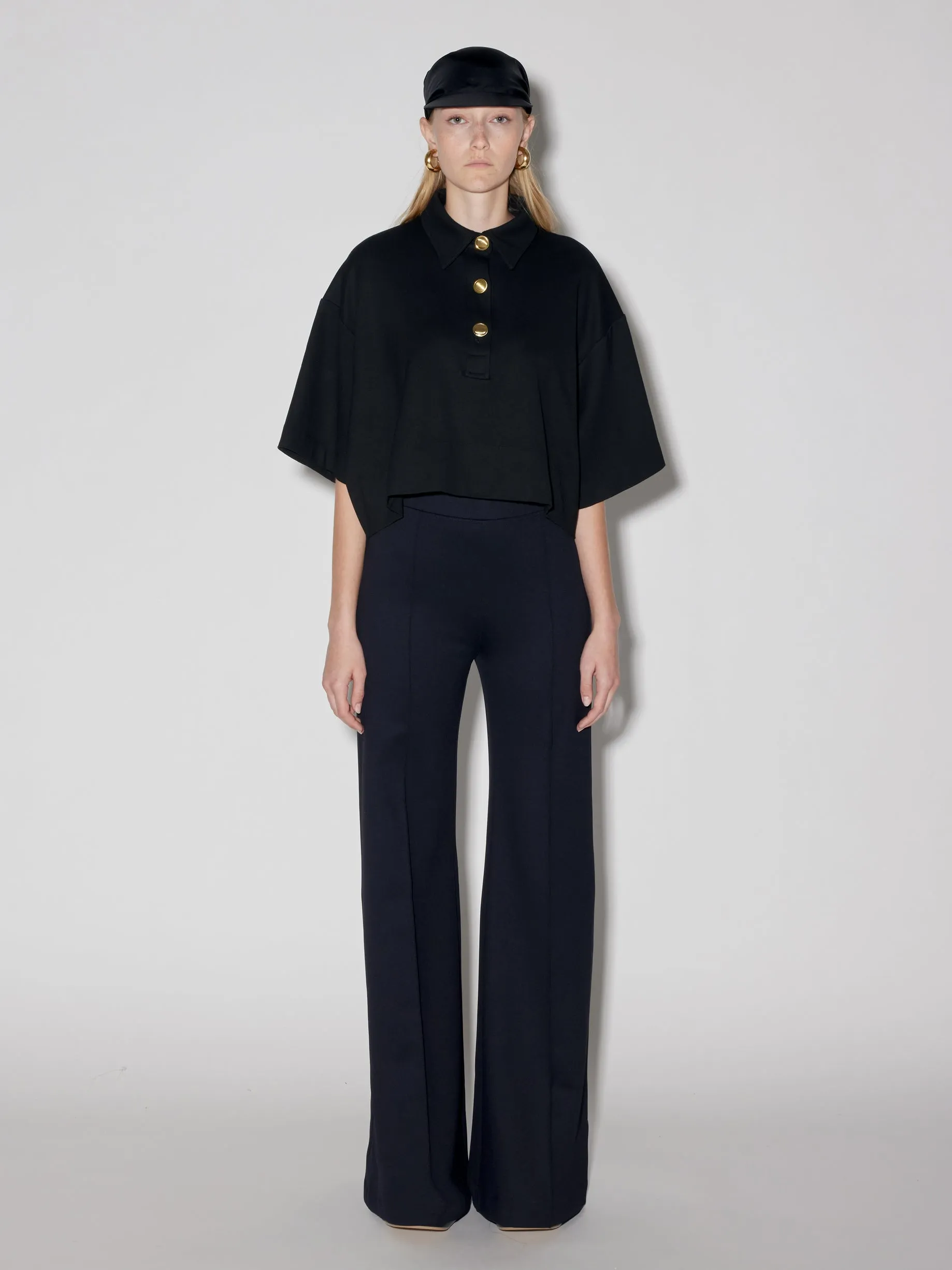 Cropped Oversized Polo sold by Rosetta Getty product image thumbnail 2