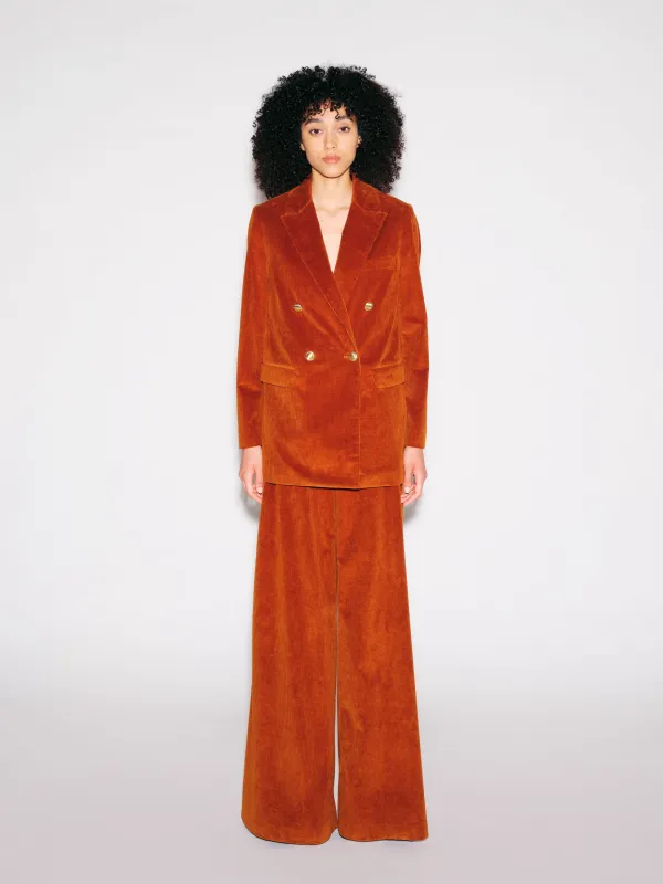 DOUBLE BREASTED BLAZER sold by Rosetta Getty