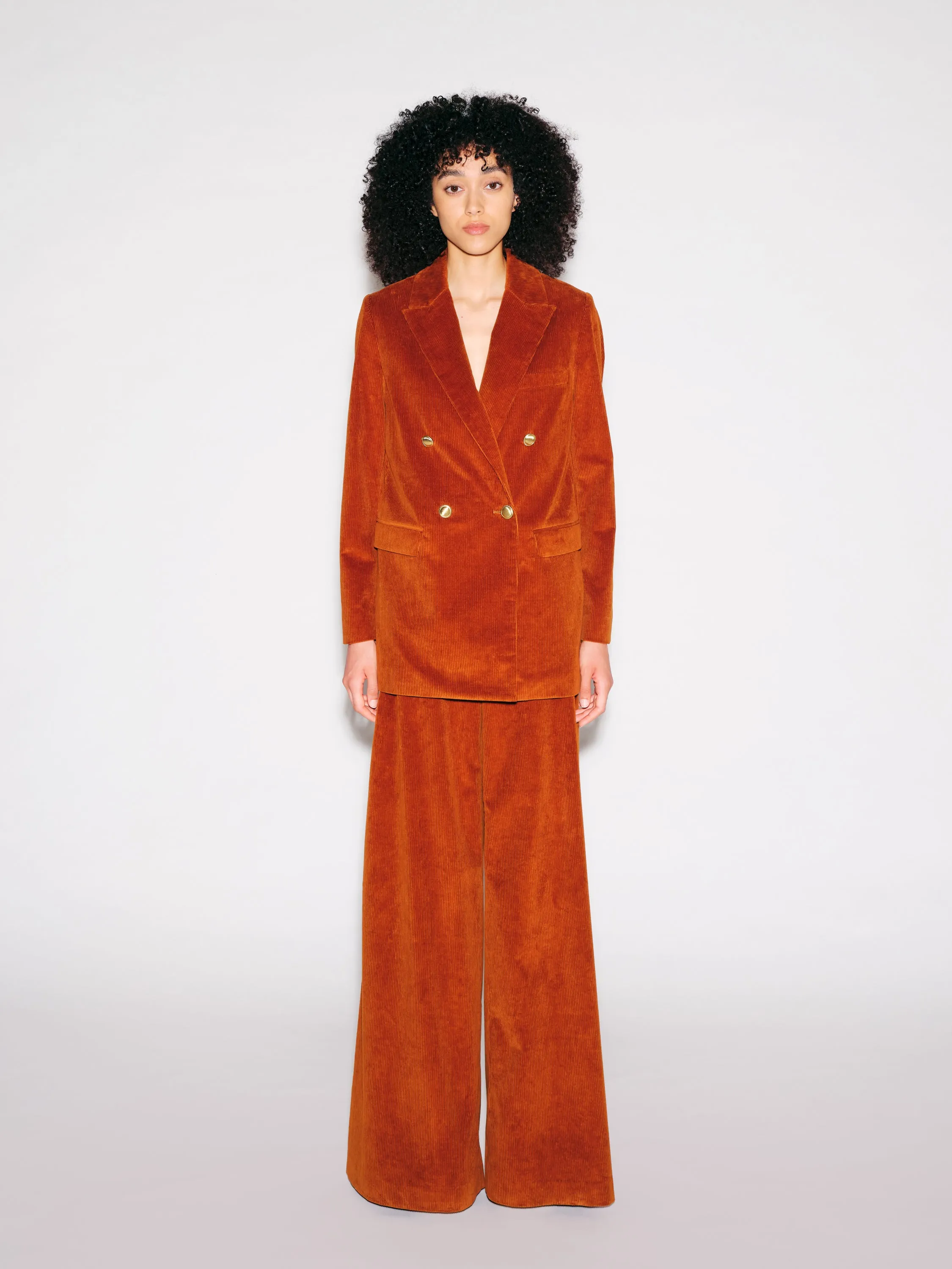 DOUBLE BREASTED BLAZER sold by Rosetta Getty