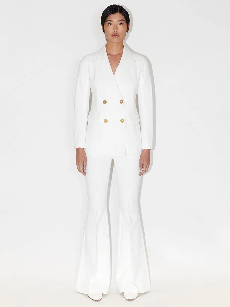 Double Breasted Peak Lapel Jacket sold by Rosetta Getty