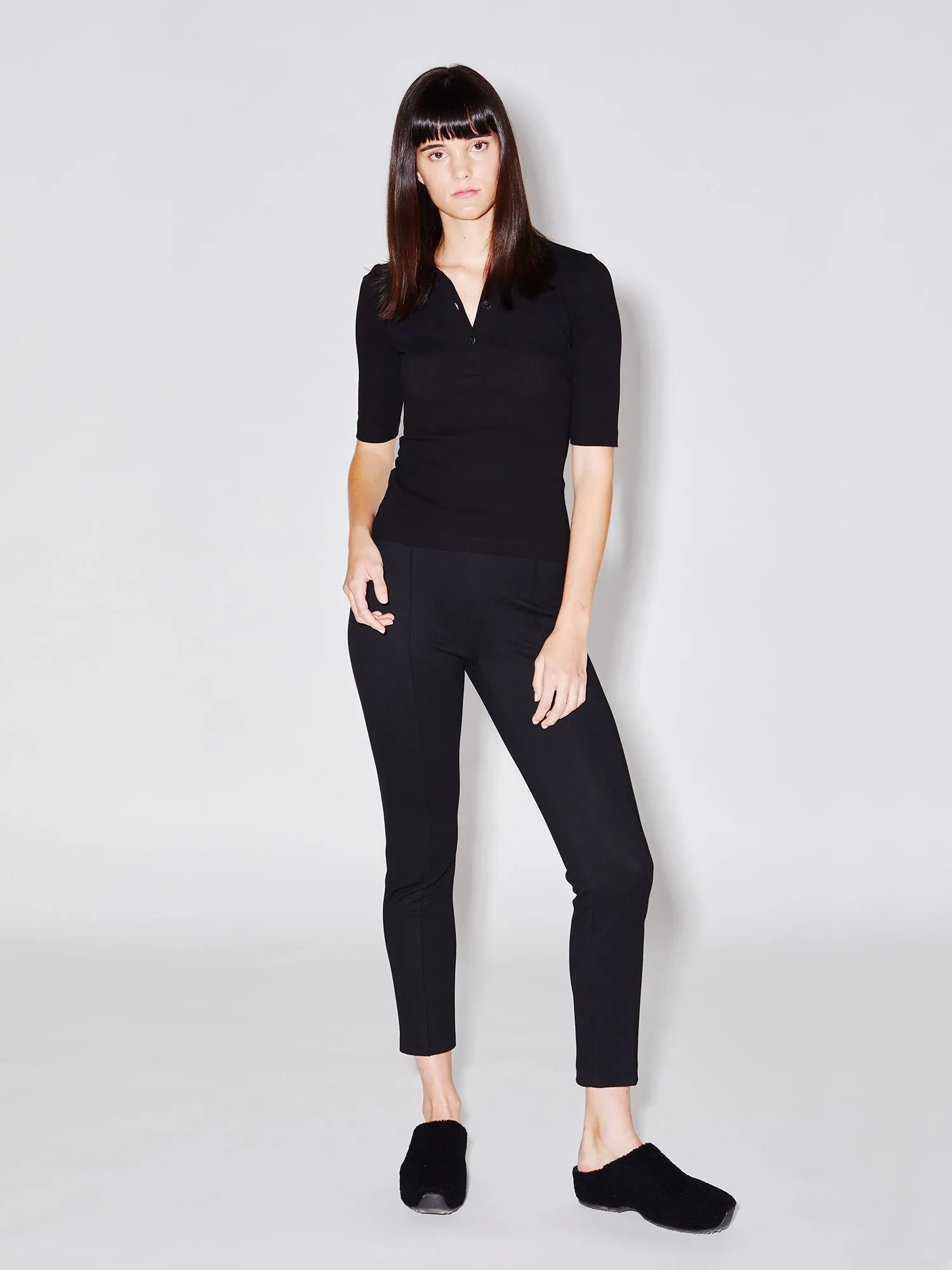Pull On Cropped Slim Pant sold by Rosetta Getty