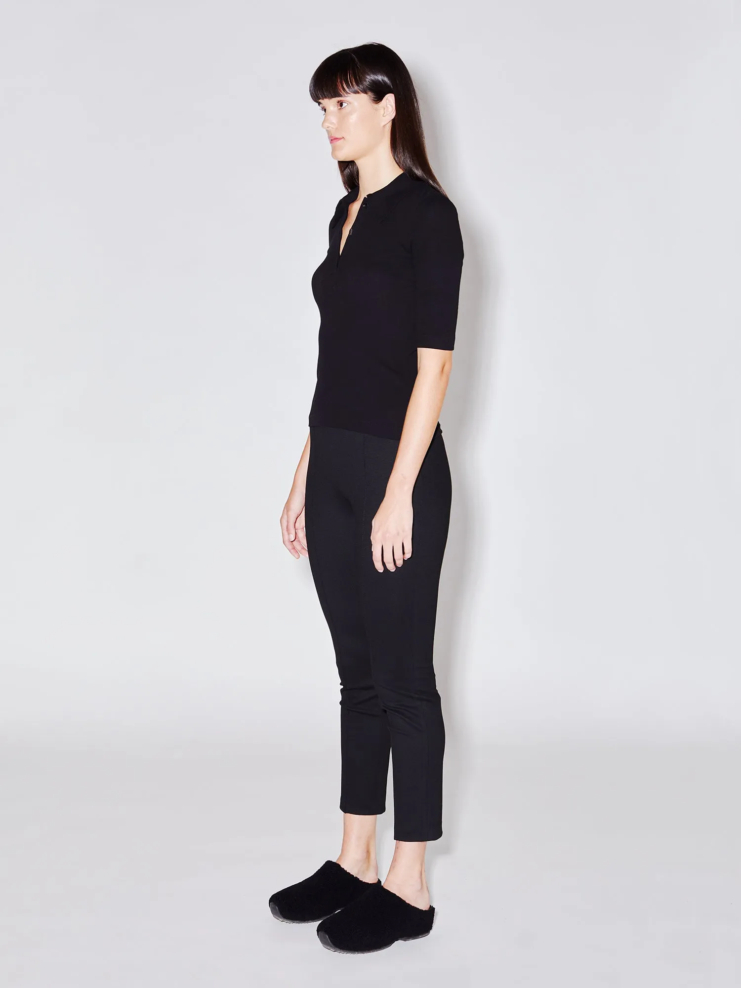 Pull On Cropped Slim Pant sold by Rosetta Getty product image thumbnail 3