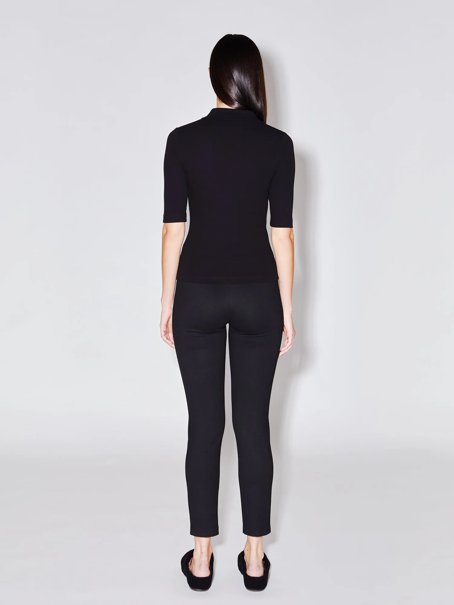 Pull On Cropped Slim Pant sold by Rosetta Getty product image thumbnail 4