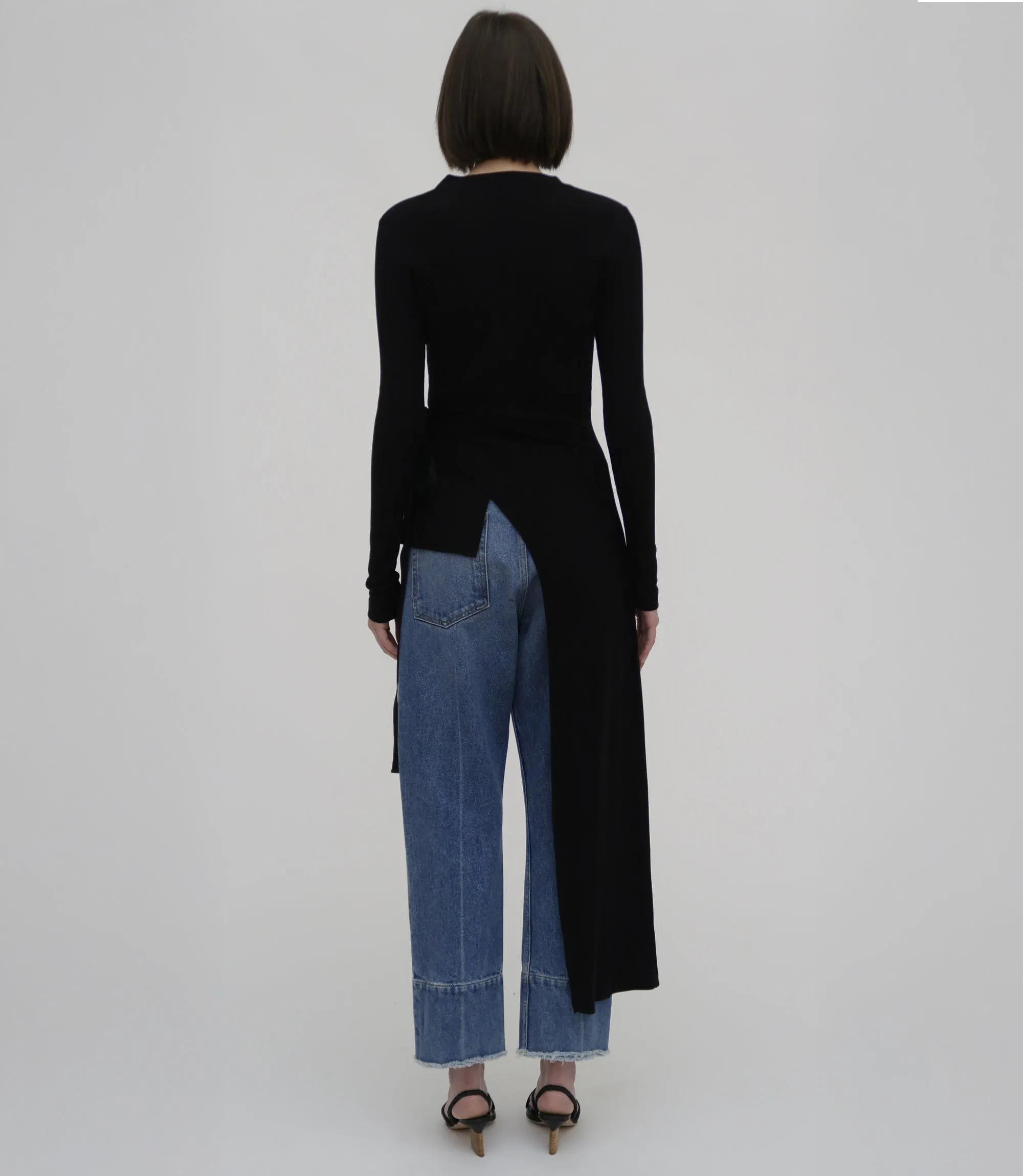 Long Sleeve Split Apron T-Shirt sold by Rosetta Getty product image thumbnail 4