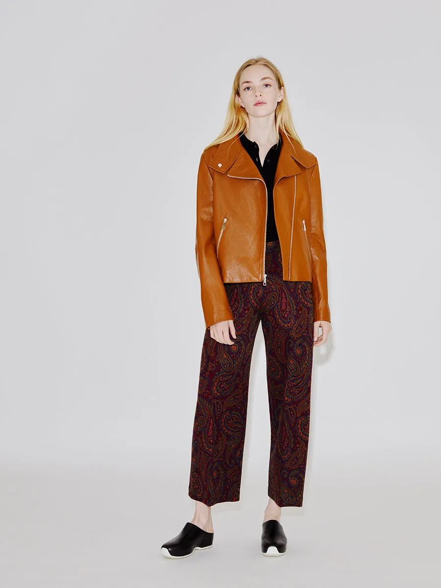 Funnel Neck Moto Jacket sold by Rosetta Getty product image thumbnail 2