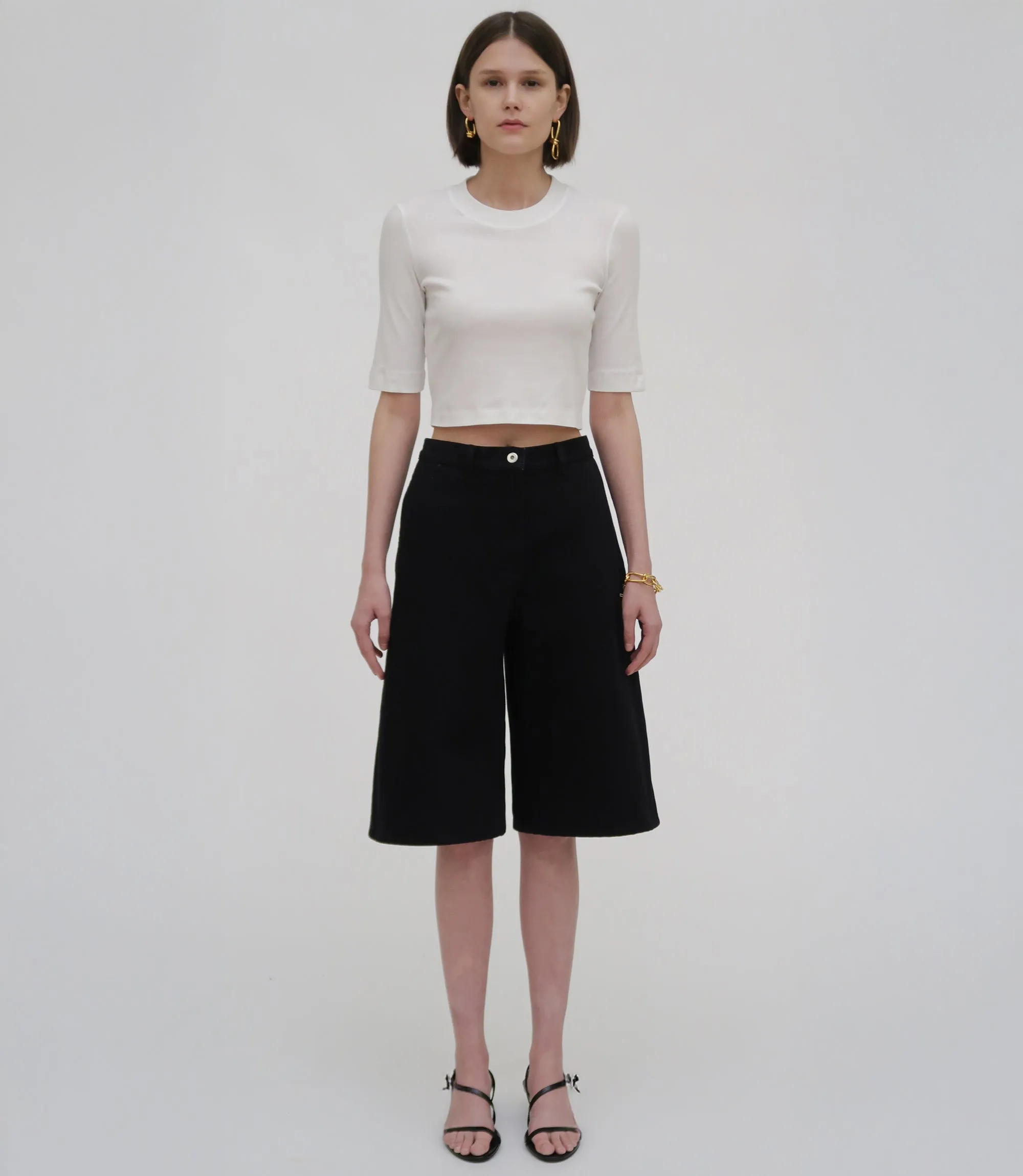 Short Sleeve Crop Top sold by Rosetta Getty product image thumbnail 2