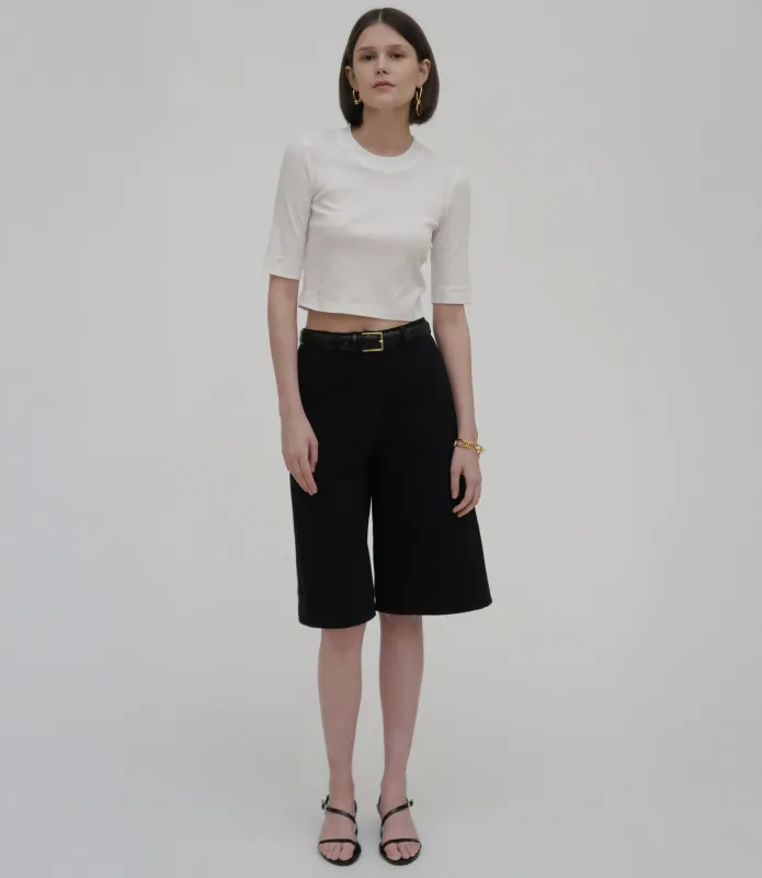 Short Sleeve Crop Top sold by Rosetta Getty