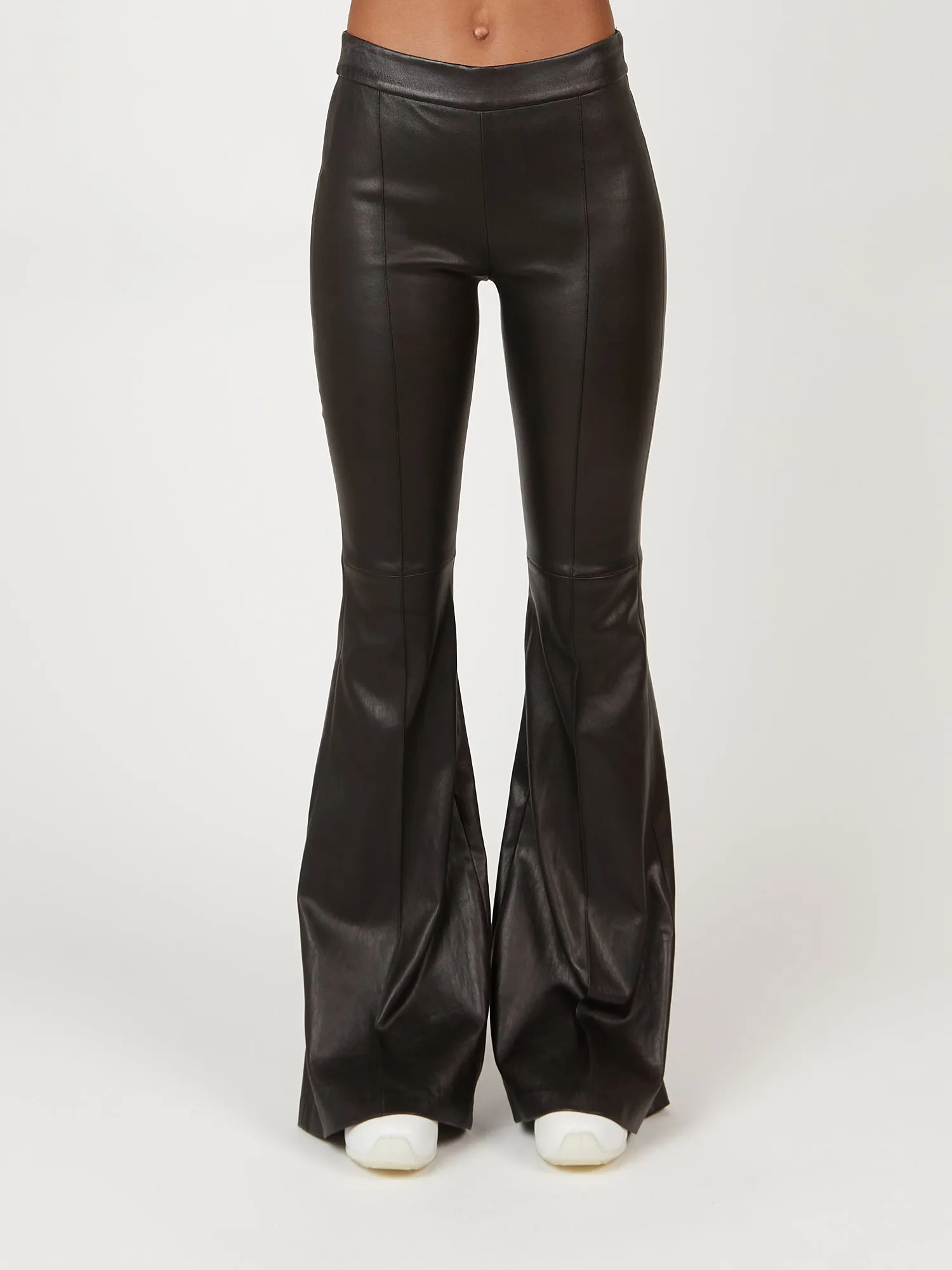 Pull On Pintuck Leather Flares sold by Rosetta Getty product image thumbnail 5