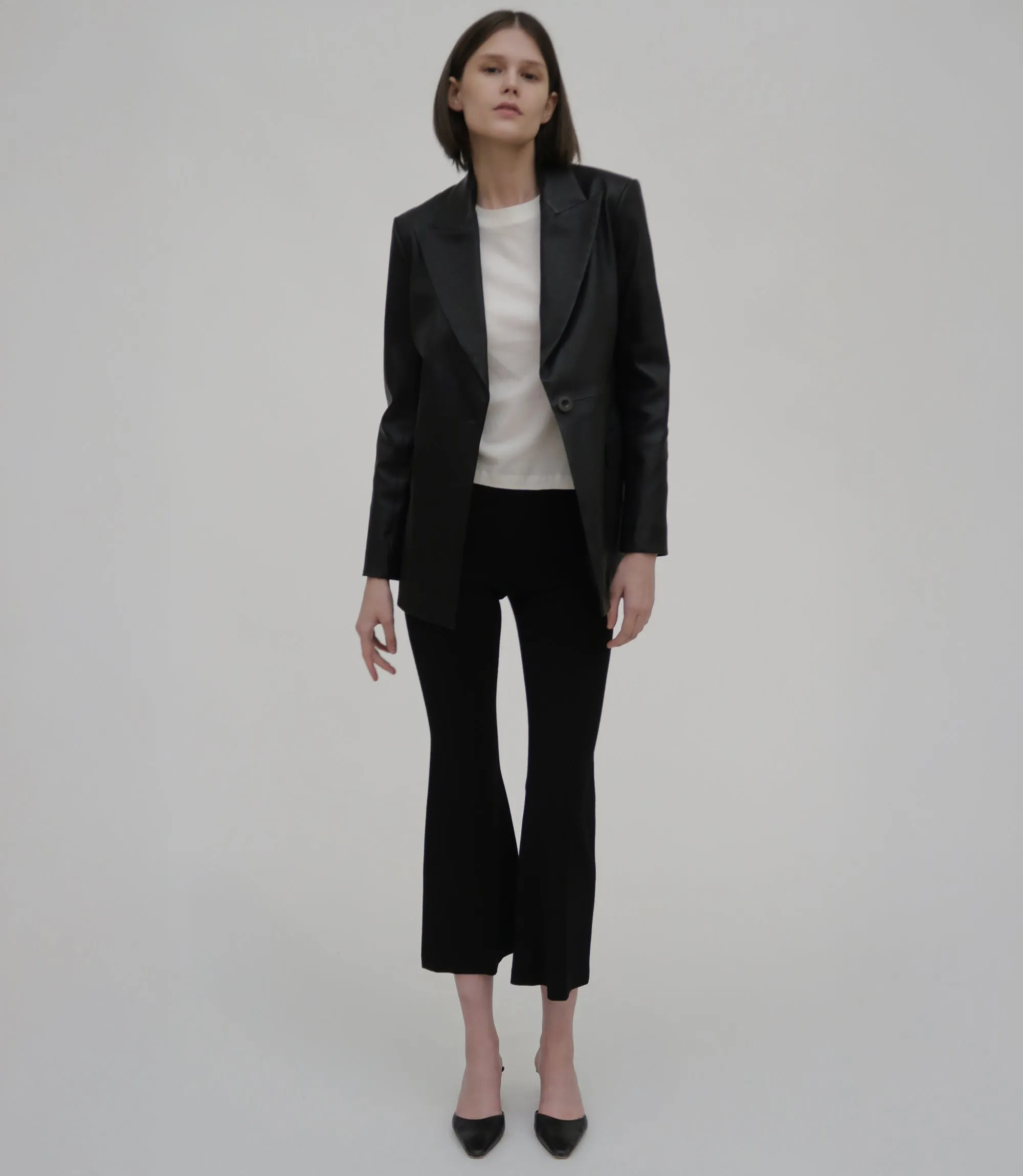 Pull On Cropped Flare sold by Rosetta Getty